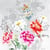 Lot de 4 serviettes en papier découpage collage 33 cm FLEUR F 907