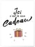 Affiche 'Ici c'est le coin cadeau' | A3 : 29,7x42cm