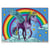 Tableau Velours à colorier Pour enfant La Licorne cascade