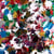 Sequins anniversaire multicolores 50 g