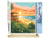 Peinture par Numéro Figured'Art - Club de plage au coucher du soleil - Kit de Loisir Créatif DIY Numéro d'Art Complet - 40x50cm toile roulée + châssis en bois à monter