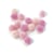 Pompons, 15 mm, 60 pces, rose assorti