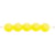 24 Perles rondes 10 mm - jaune