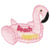 Lot de 3 écussons thermocollants bouées fun flamant rose 4,5x6cm