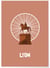 Affiche ville Minimaliste Lyon | A3 : 29,7x42cm