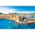 Tableau sur toile bord de mer à Saint-Tropez 45x65 cm