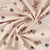 Tissu Jersey Coton imprimé Cubes et petits oursons sur fond Beige