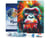 Diamond Painting Broderie Diamant Figured’Art 40x50cm toile tendue sur châssis en bois - diamants carrés - Orang-outan Coloré Abstrait