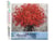 Peinture par Numéro Figured'Art - Fleurs rouges abstraites - Kit de Loisir Créatif DIY Numéro d'Art Complet - 40x50cm sans châssis en bois
