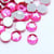 300 Perles Strass Cabochon Rond Strass Rose 2 mm Acrylique à coller - Dos Argenté