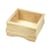 Cache pot en bois carré 14 x 7 x 14 cm