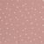 Tissu Jersey Coton rayé LittleBird Petits coeurs sur fond Vieux rose