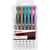 7 Stylo rollers Edding - 2185 Roller à encre gel - métallisés-blanc - Pointe ogive