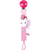 Bandeau de sucette Licorne BabyLuck - Rose