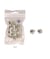 Grelots laiton 16 mm - sachet de 12 - coloris or ou argent argent