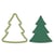 Matrice de découpe Sizzix Framelits - Lot de 2 arbres