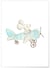 Affiche Enfant Souris Avion | A3 : 29,7x42cm