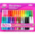 Lot de 30 mini stylos 7 ml - Peinture textile 3D Tulip - Multicolore - Permanente.