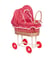 Landau en osier rouge pois - Egmont Toys