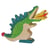 Figurine Dragon vert, flamme - Holztiger