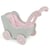 Landau en bois retro gris / rose poupee - bayer chic 2000 - 42591