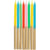 24 Bougies Retro Métallique - 10 cm