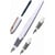 Stylo plume - Calligraphie - 3 plumes différentes - Rechargeable - ONLINE - Air Blanc/Rose