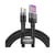 Baseus Câble de Charge et Transfert USB-USB-C Double Face 5A 1m Noir