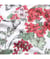 Tissu coton enduit géraniums de 160 cm de largeur Rouge vendu par 50 cm