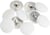 10 boutons à tige en métal recouverts de tissu blanc rond 14,5 mm - creation couture Diy
