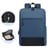 Sac À Dos Ordinateur Grande Capacité Imperméable Avec Port USB Confortable Bleu YONIS