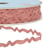 Bobine 25m serpentine asymétrique 8mm Vieux Rose