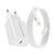 Mayaxess Chargeur Secteur pour iPhone 8 18W + Câble Lightning 1m Blanc