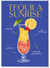Affiche Cocktail Tequila Sunrise 2 | A3 : 29,7x42cm