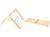Ensemble triangle Pikler avec planche – pastel - EliNeli - Jaune