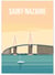 Affiche ville de Saint-Nazaire | A3 : 29,7x42cm