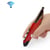 Souris Stylo Sans Fil 2.4GHz Pour PC et Laptop 10m Portée Ajustable 800/1200/1600 DPI Rouge YONIS