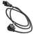 LinQ Câble Alimentation Trèfle pour PC, Imprimante, Projecteur 1.5m Noir