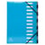 Trieur Harmonika Iderama 12 compartiments - Bleu clair - x 6 - Exacompta