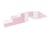 Passerelle 5 blocs blanc rose pastel - Velinda