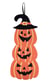 Pancarte Halloween - 3 citrouilles souriantes