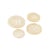 Lot de 6 boutons costume ivoire