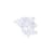 Ecusson thermocollant en dentelle fleur 3,6cm x 3,4cm