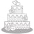 Delicate Die- Tiered Cake, 11,1x11,6cm,Etui 1pce.