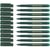 Lot de 10 stylos feutres extra-fins - FABER-CASTELL - Finepen 1511 - Pointe 0,4 mm - Vert