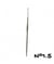 Crochet en aluminum - 12cm - n°0.60 a n°2 - Distrifil taille n°1,5