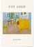 Affiche Van Gogh - The Bedroom | A3 : 29,7x42cm
