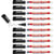 Lot de 10 marqueurs permanents - EDDING - 404 - Pointe ultrafine 0,75 mm - Noir