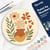Peinture par Numéro sur disque en bois Figured'Art - Pot de fleurs - Kit de Loisir Créatif DIY Numéro d'Art Complet - 30cm de diamètre