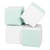 Lot cubes XXL mousse 4 pcs blanc, Menthe